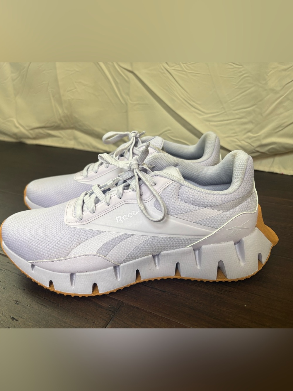 Reebok Women's Zig Dynamica Running Shoes Pale Lavender (Digital Gleam)